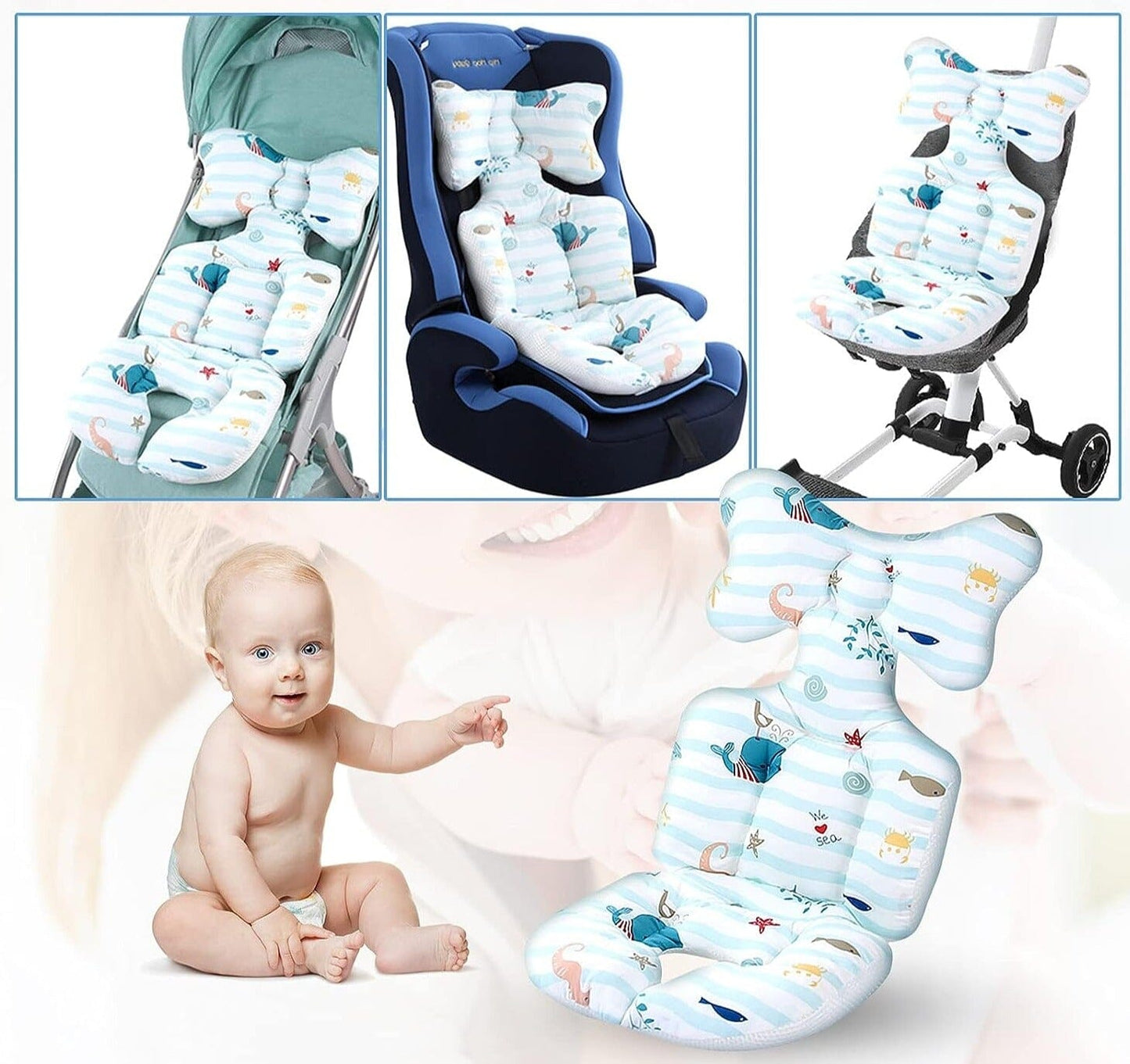 ComfyBabe™ - Coussin siège et poussette Auto - Choupi Bébé