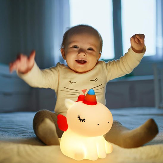 Veilleuse bébé | Licorne Multicolore