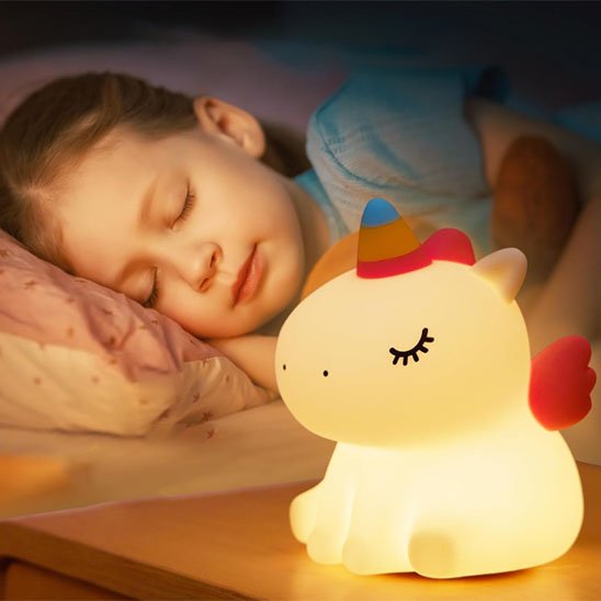 Veilleuse bébé | Licorne Multicolore